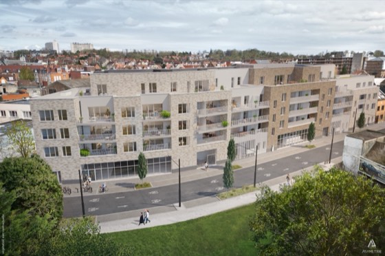 Le bâtiment vu depuis la rue